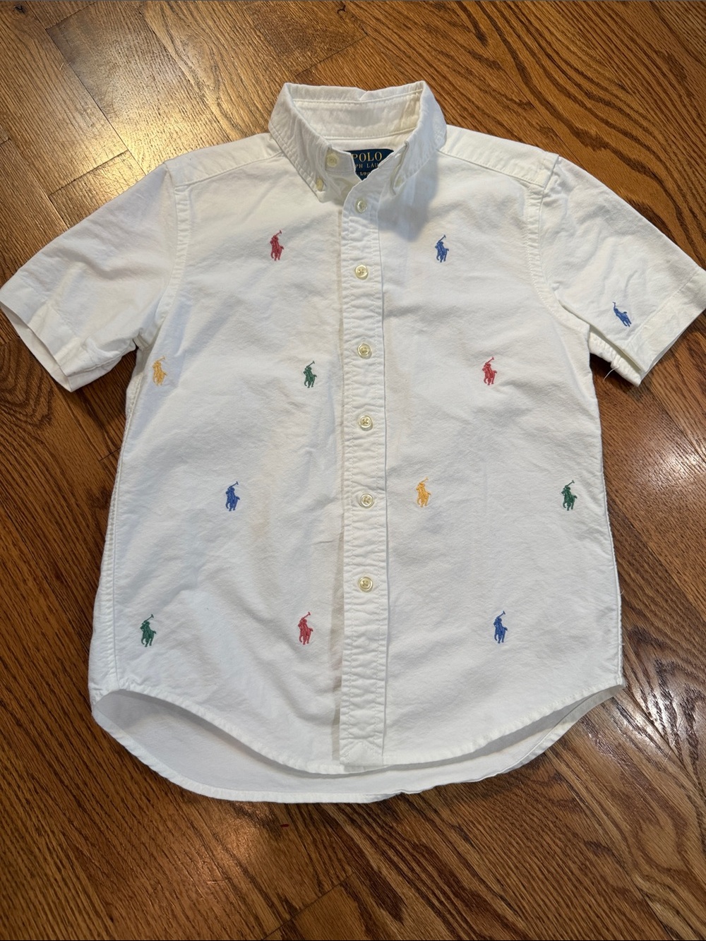 Boy’s Polo Ralph Lauren Button Up Shirt. Size Small 8. Like New Condition. - Picture 2 of 11